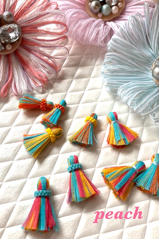 Beads accessory Designer Peach | 上杉祐美子